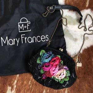 Mary Frances beaded floral designer bag!